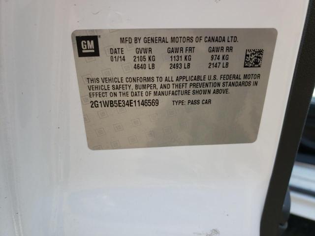 Photo 10 from auction – 2014 CHEVROLET IMPALA LIM with VIN 2G1WB5E34E1146569