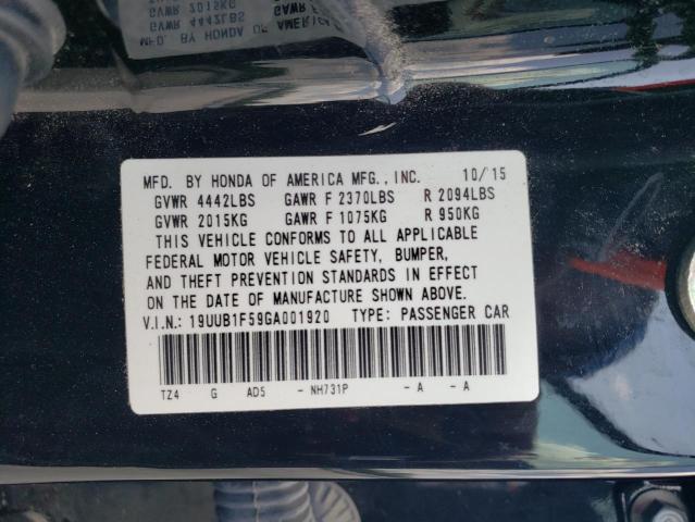 Photo 10 from auction – 2016 ACURA TLX TECH with VIN 19UUB1F59GA001920