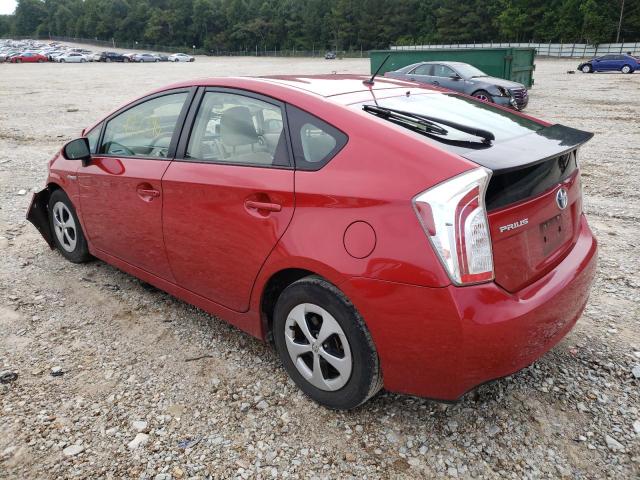 Photo 3 from auction – 2013 TOYOTA PRIUS with VIN JTDKN3DU4D0343621
