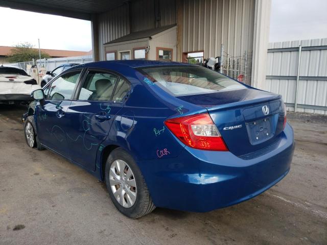 Photo 3 from auction – 2012 HONDA CIVIC LX with VIN 19XFB2F59CE367347