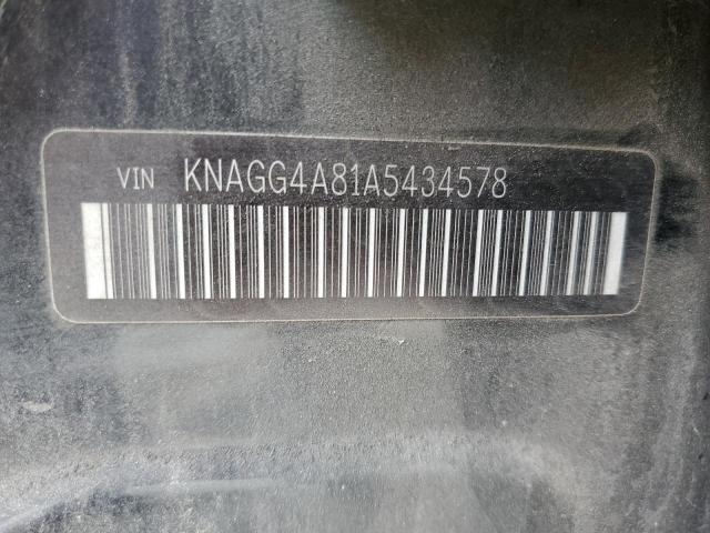 Photo 10 from auction – 2010 KIA OPTIMA LX with VIN KNAGG4A81A5434578