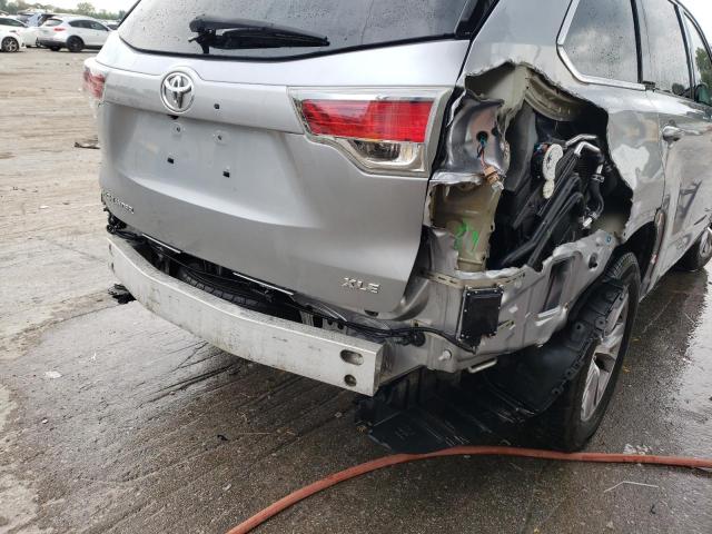 Photo 9 from auction – 2015 TOYOTA HIGHLANDER with VIN 5TDKKRFH5FS074315