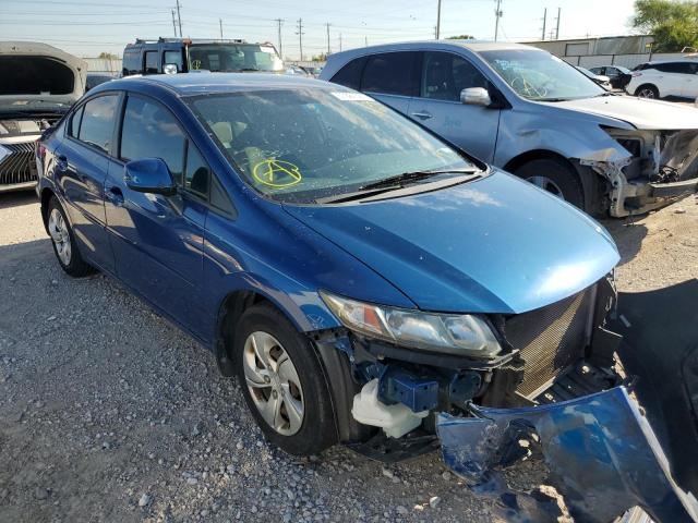 Photo 1 from auction – 2013 HONDA CIVIC LX with VIN 19XFB2F50DE017008