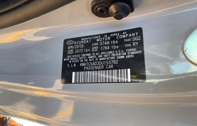 Photo 10 from auction – 2013 HYUNDAI VELOSTER with VIN KMHTC6AD3DU153782