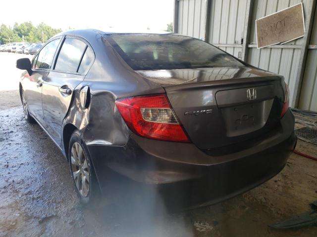 Photo 3 from auction – 2012 HONDA CIVIC LX with VIN 19XFB2F59CE080350