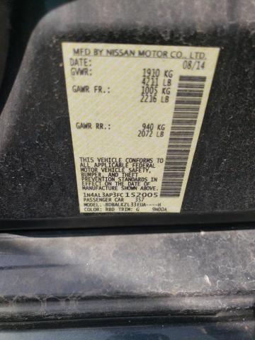 Photo 10 from auction – 2015 NISSAN ALTIMA 2.5 with VIN 1N4AL3AP3FC152005