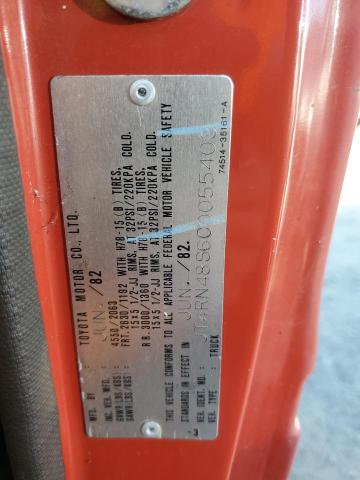 Photo 10 from auction – 1982 TOYOTA PICKUP RN4 with VIN JT4RN48S6C0055403