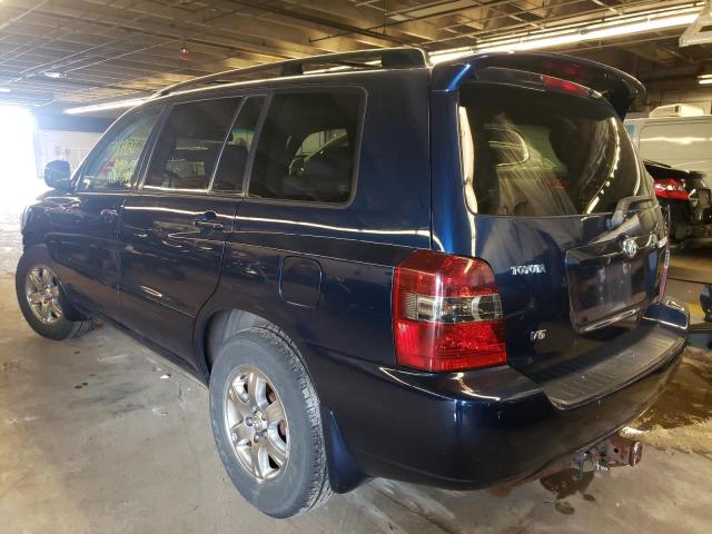 Photo 3 from auction – 2007 TOYOTA HIGHLANDER with VIN JTEDP21A170139463