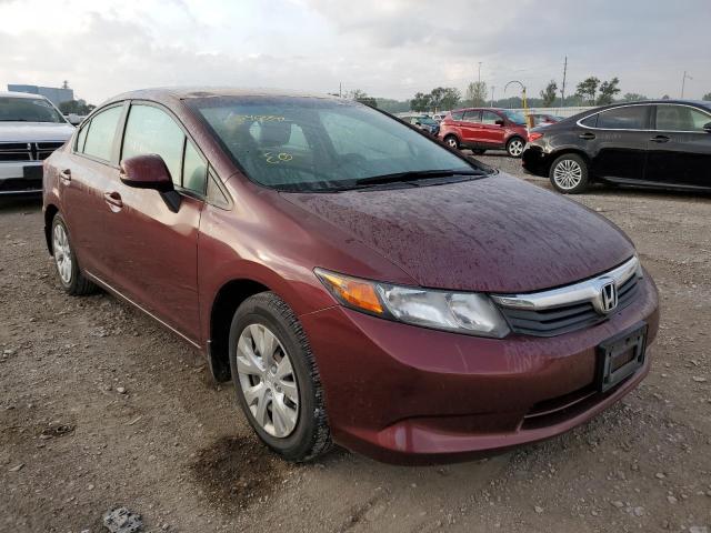 HONDA CIVIC LX 2012 with VIN 2HGFB2F54CH603599 - Photo from auction