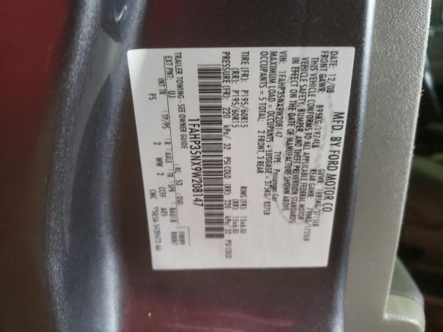 Photo 10 from auction – 2009 FORD FOCUS SE with VIN 1FAHP35N79W208140