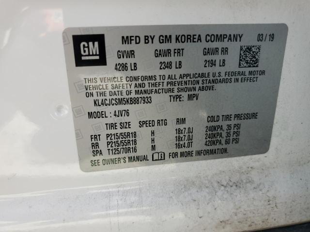 Photo 10 from auction – 2019 BUICK ENCORE ESS with VIN KL4CJCSM5KB887933