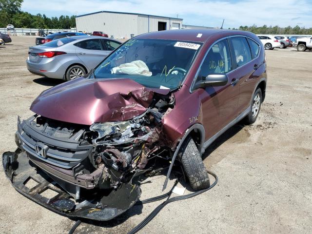 Photo 2 from auction – 2012 HONDA CR-V LX with VIN 5J6RM3H35CL040311