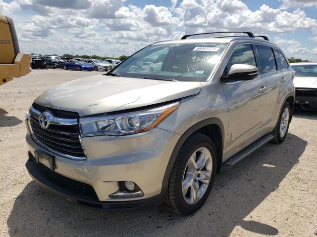 Photo 2 from auction – 2015 TOYOTA HIGHLANDER with VIN 5TDYKRFH3FS063694