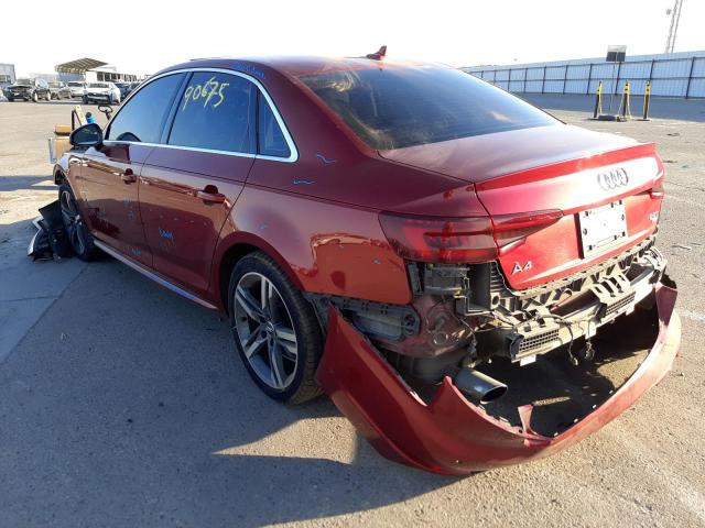 Photo 3 from auction – 2018 AUDI A4 PREMIUM with VIN WAULMAF43JA015991