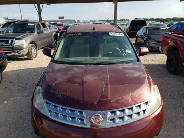 Photo 9 from auction – 2007 NISSAN MURANO SL with VIN JN8AZ08W07W633600