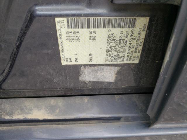 Photo 10 from auction – 2011 NISSAN ALTIMA BAS with VIN 1N4AL2APXBN455999