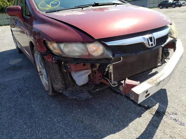 Photo 9 from auction – 2010 HONDA CIVIC LX with VIN 2HGFA1F55AH586791