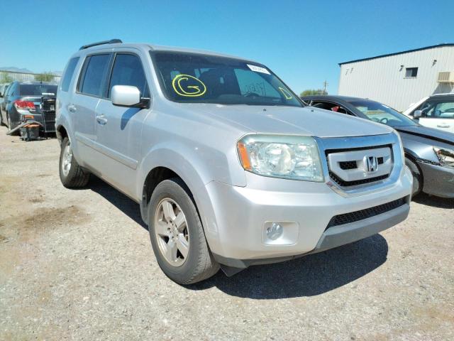 HONDA PILOT EXLN 2011 with VIN 5FNYF3H70BB005823 - Photo from auction