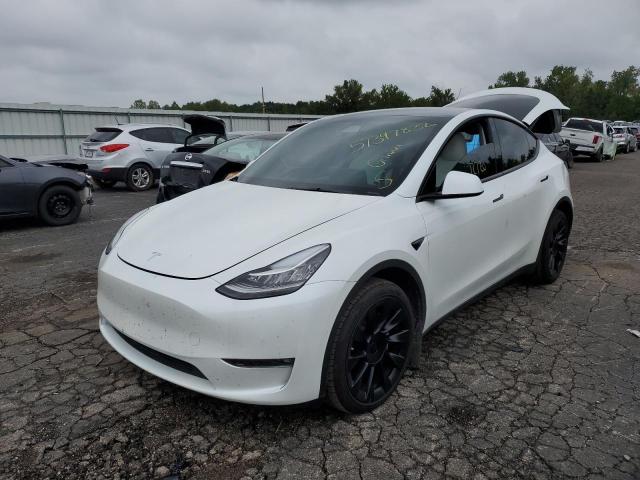 Photo 2 from auction – 2021 TESLA MODEL Y with VIN 5YJYGDEE1MF305783