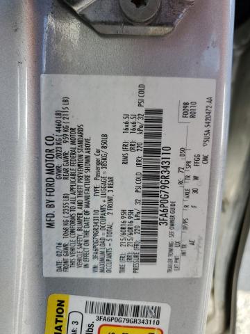 Photo 10 from auction – 2016 FORD FUSION S with VIN 3FA6P0G79GR343110