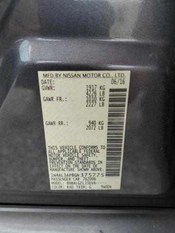 Photo 10 from auction – 2016 NISSAN ALTIMA 2.5 with VIN 1N4AL3AP8GN375775