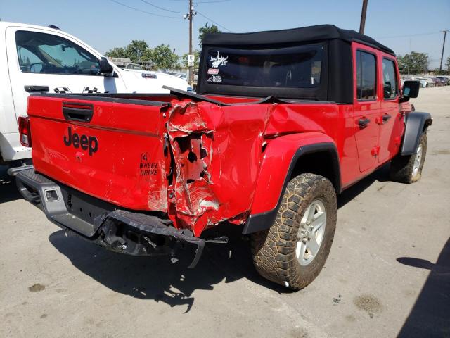 Photo 4 from auction – 2020 JEEP GLADIATOR with VIN 1C6HJTAG8LL131460