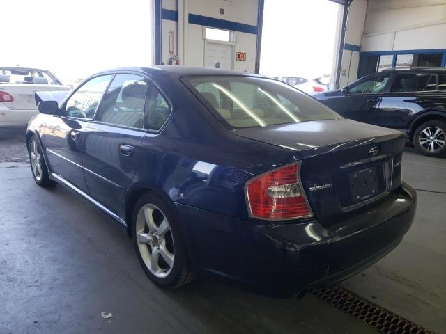 Photo 3 from auction – 2006 SUBARU LEGACY 2.5 with VIN 4S3BL626167218663