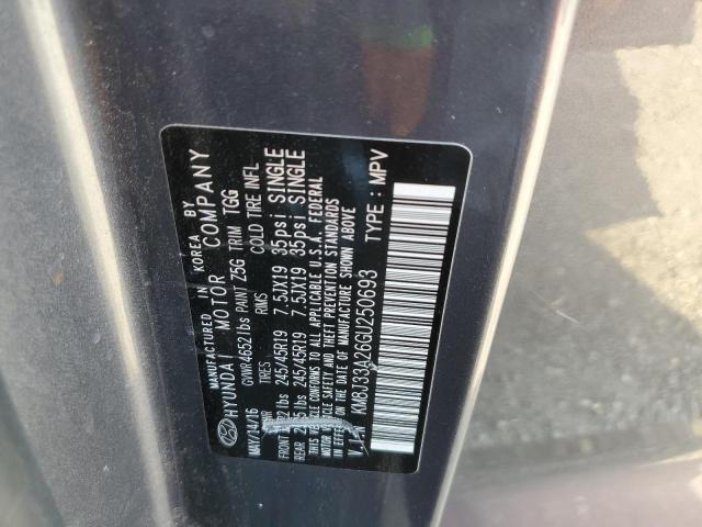 Photo 10 from auction – 2016 HYUNDAI TUCSON LIM with VIN KM8J33A26GU250693