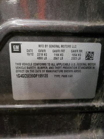 Photo 10 from auction – 2013 BUICK LACROSSE with VIN 1G4GC5E39DF199120