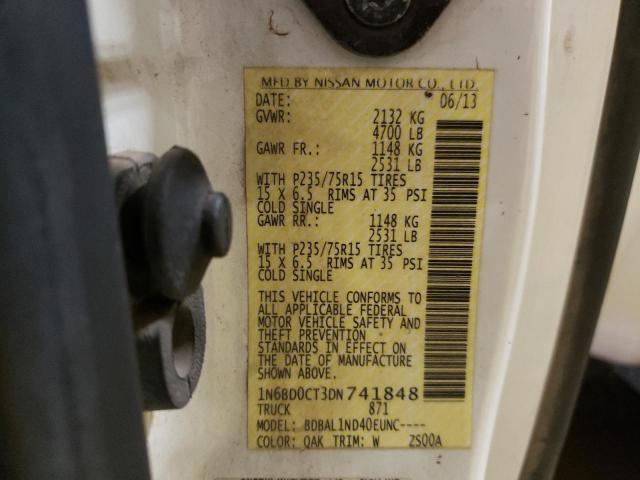 Photo 10 from auction – 2013 NISSAN FRONTIER S with VIN 1N6BD0CT3DN741848
