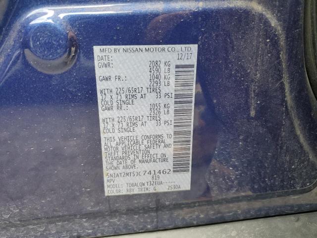 Photo 10 from auction – 2018 NISSAN ROGUE S with VIN 5N1AT2MT5JC741462