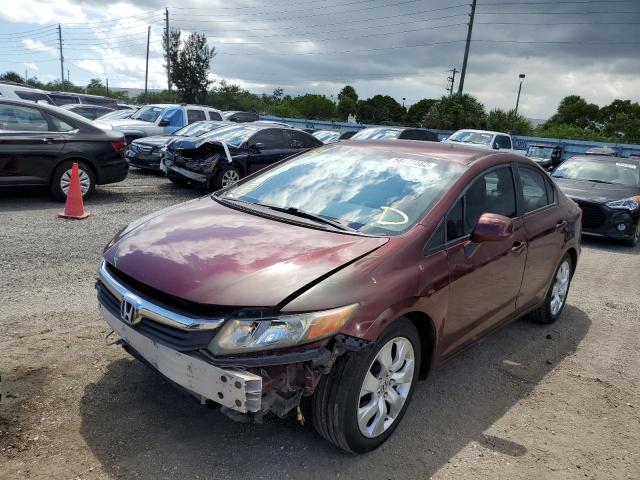 Photo 2 from auction – 2012 HONDA CIVIC with VIN 19XFB2F53CE025036