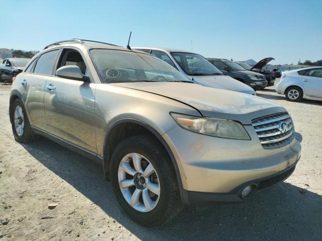 INFINITI FX35 2004 with VIN JNRAS08W44X212582 - Photo from auction