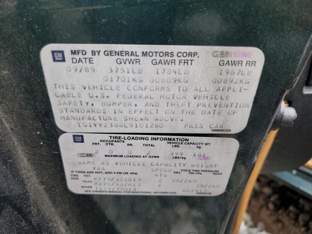 Photo 10 from auction – 1990 CHEVROLET CORVETTE with VIN 1G1YY2388L5101280