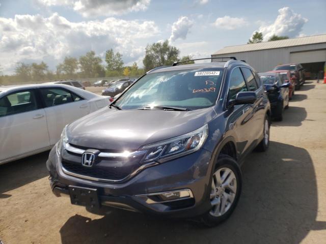 Photo 2 from auction – 2016 HONDA CR-V EX with VIN 2HKRM4H5XGH600329
