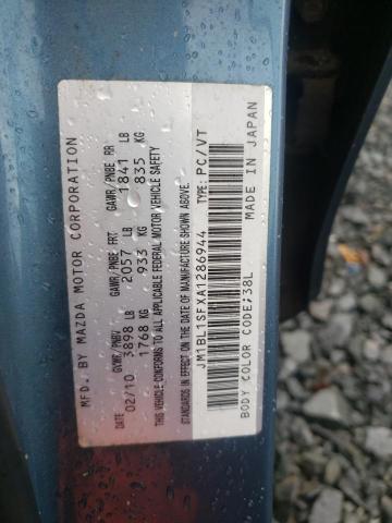 Photo 10 from auction – 2010 MAZDA 3 I with VIN JM1BL1SFXA1286944