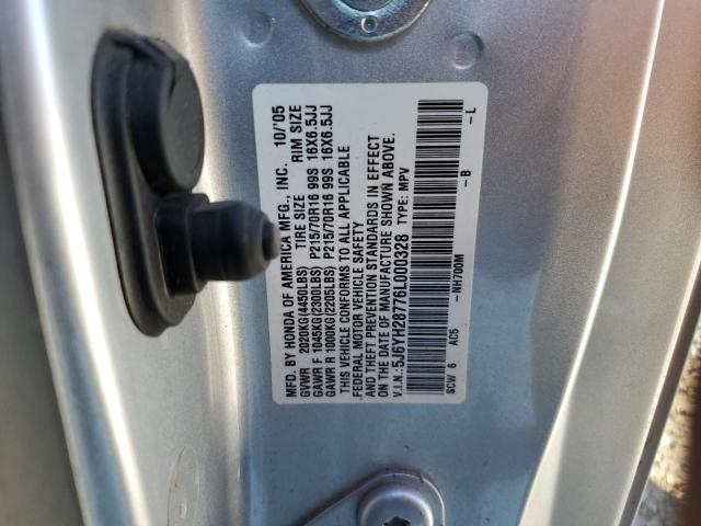 Photo 10 from auction – 2006 HONDA ELEMENT EX with VIN 5J6YH28776L000328