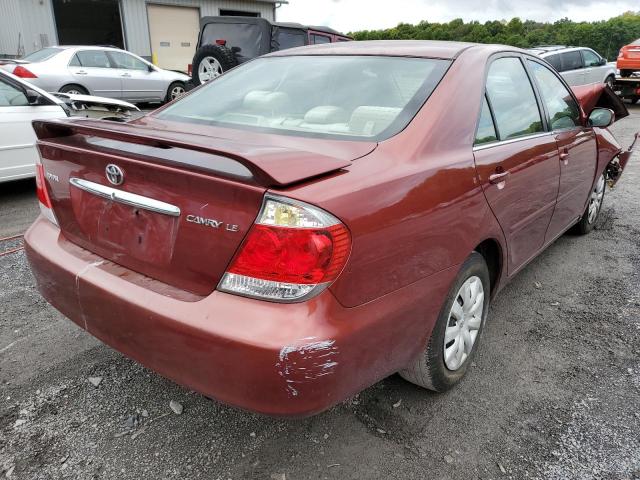 Photo 4 from auction – 2005 TOYOTA CAMRY LE with VIN 4T1BE32K45U009693