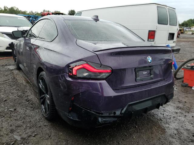 Photo 3 from auction – 2022 BMW M240XI with VIN 3MW53CM01N8C76576
