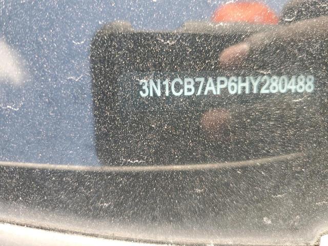 Photo 10 from auction – 2017 NISSAN SENTRA SR with VIN 3N1CB7AP6HY280488