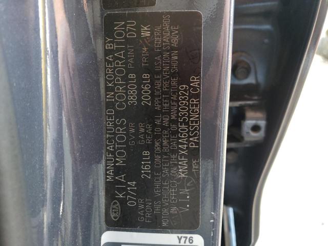 Photo 10 from auction – 2015 KIA FORTE LX with VIN KNAFX4A60F5309329
