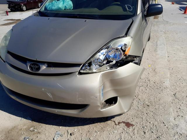 Photo 9 from auction – 2010 TOYOTA SIENNA CE with VIN 5TDKK4CCXAS320683