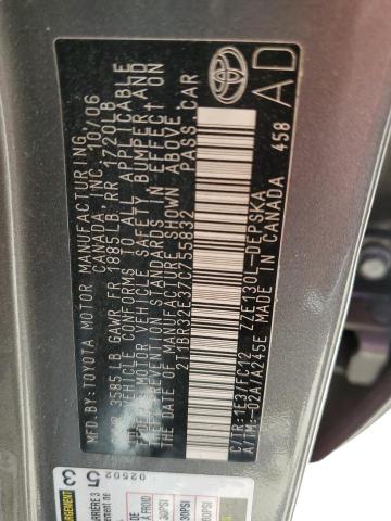 Photo 10 from auction – 2007 TOYOTA COROLLA CE with VIN 2T1BR32E37C755832