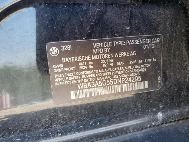 Photo 10 from auction – 2013 BMW 328 I with VIN WBA3A5G55DNP24295