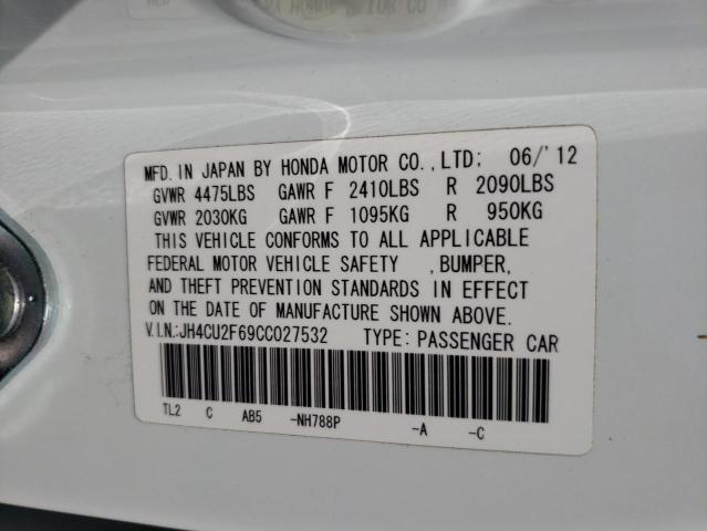 Photo 10 from auction – 2012 ACURA TSX TECH with VIN JH4CU2F69CC027532