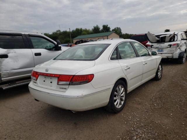 Photo 4 from auction – 2007 HYUNDAI AZERA SE with VIN KMHFC46F67A182324