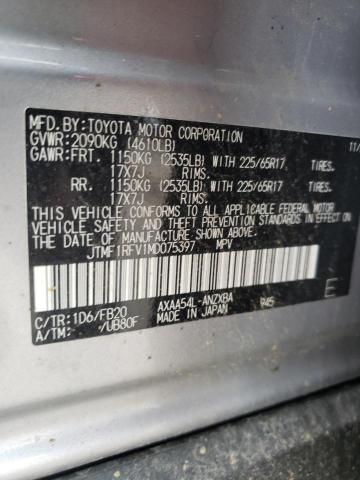 Photo 10 from auction – 2021 TOYOTA RAV4 LE with VIN JTMF1RFV1MD075397