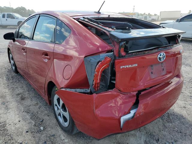 Photo 3 from auction – 2013 TOYOTA PRIUS with VIN JTDKN3DU8D5594600