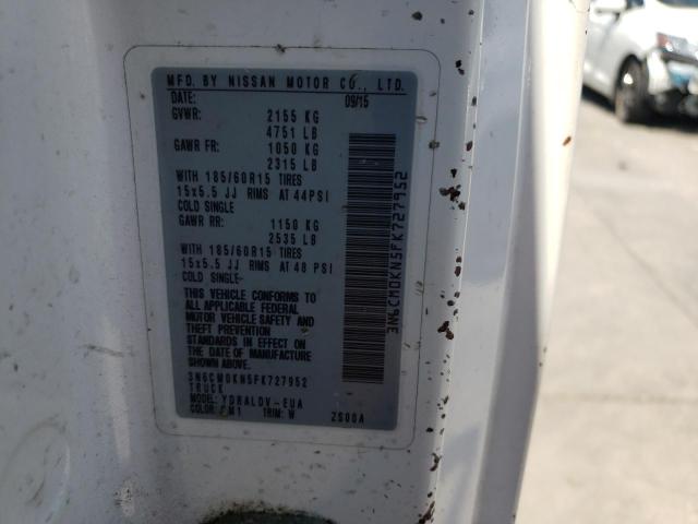 Photo 10 from auction – 2015 NISSAN NV200 2.5S with VIN 3N6CM0KN5FK727952