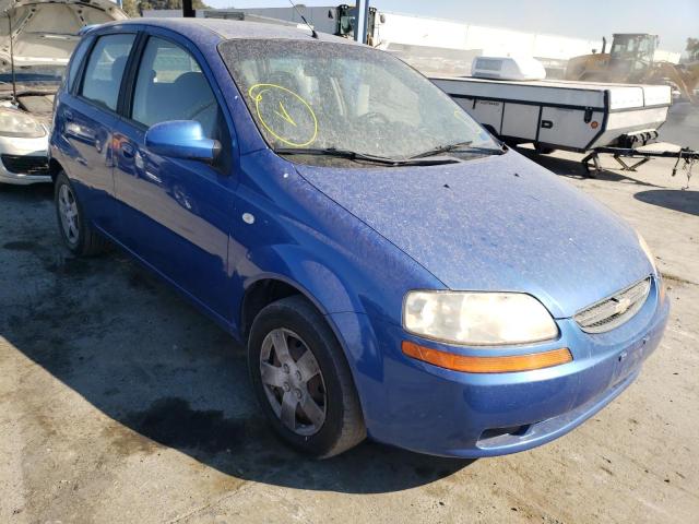 CHEVROLET AVEO 2006 with VIN KL1TD666X6B586713 - Photo from auction